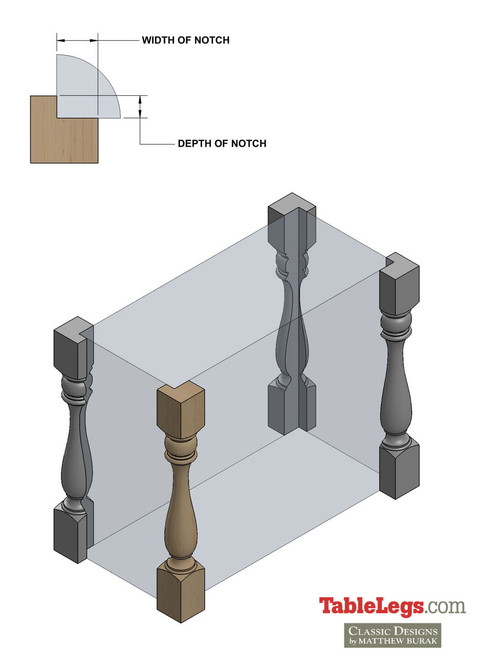 Asymmetrical V Notching - Left