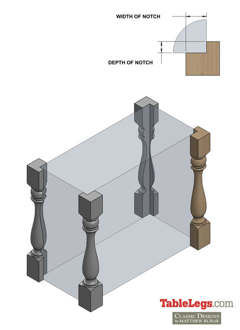 Asymmetrical V Notching - Right