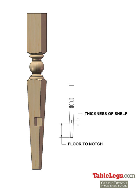 Notching for Shelf